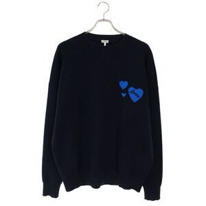 Loewe H526y14kcj Logo Embroidered Crew Neck Knit Men's S